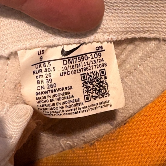 Nike Court Legacy Lift Platform Shoe White Womens Size 9 DM7590-109 - Picture 7 of 9